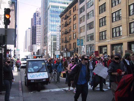 Marchers Take Street