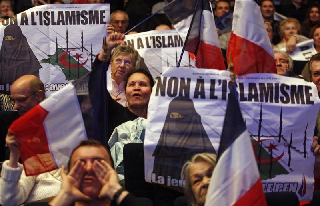 national front opposes islamization