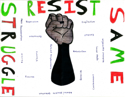 Black Palestinian Resistance same struggle