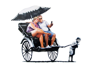 Banksy Rickshaw