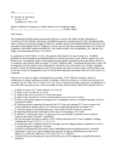 South Carolina Prisoner Grievance Petition