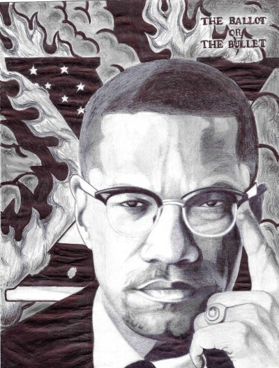 Malcolm X Ballet or the Bullet portrait