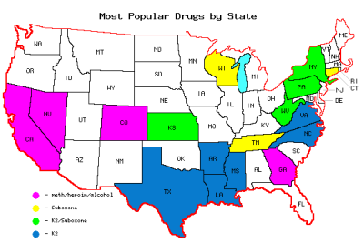 popular drugs by state