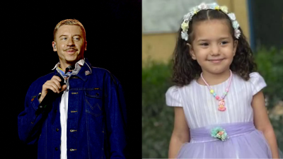 rapper Macklemore and Hind Rajab, killed by Israeli occupation