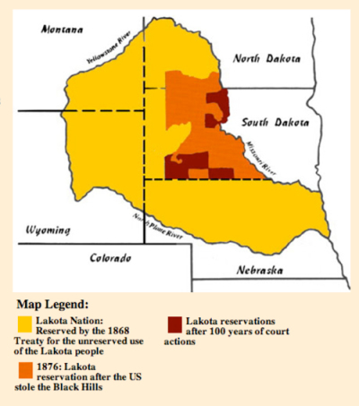 Lakotah Republic map