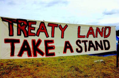 Sioux honor treaty land